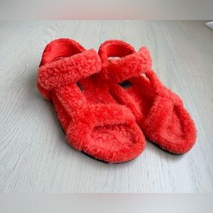 Fendi fur sandals
